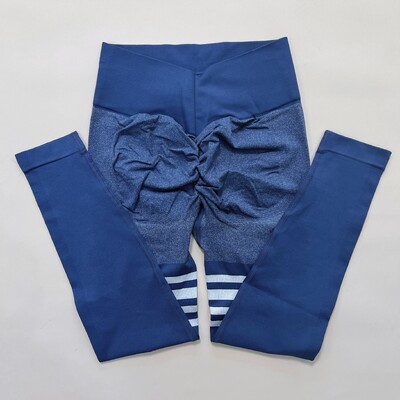 Moterų V nugaros linijos antblauzdžiai treniruoklių salė, fitnesas, atletika