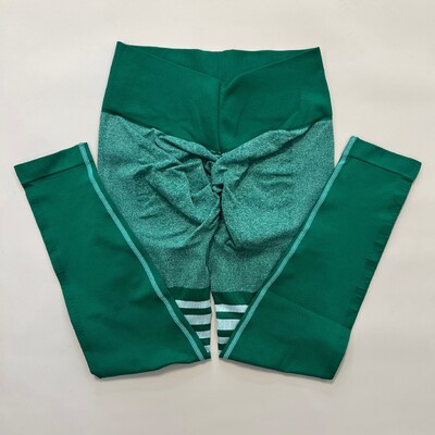 Moterų V nugaros linijos antblauzdžiai treniruoklių salė, fitnesas, atletika