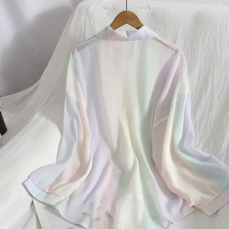 Krekli Sieviešu Ielu apģērbi Vienrindas Vienkāršs Jaunums Eleganta Saules aizsardzība Ulzzang Lovely Harajuku Vintage Ins