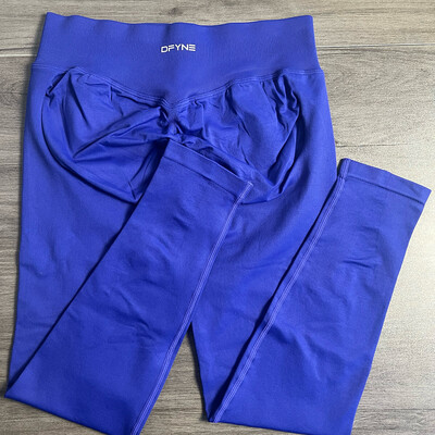 Impact Antblauzdžiai Moteriškos susirangiusios besiūlės jogos kelnės Aukštos kokybės antblauzdžiai sportinės kelnės su mažais briaunomis Ištemptos fitneso pėdkelnės