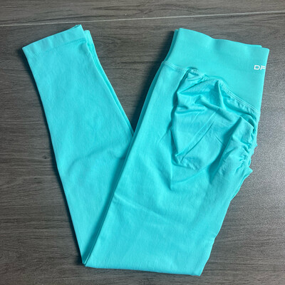 Impact Antblauzdžiai Moteriškos susirangiusios besiūlės jogos kelnės Aukštos kokybės antblauzdžiai sportinės kelnės su mažais briaunomis Ištemptos fitneso pėdkelnės