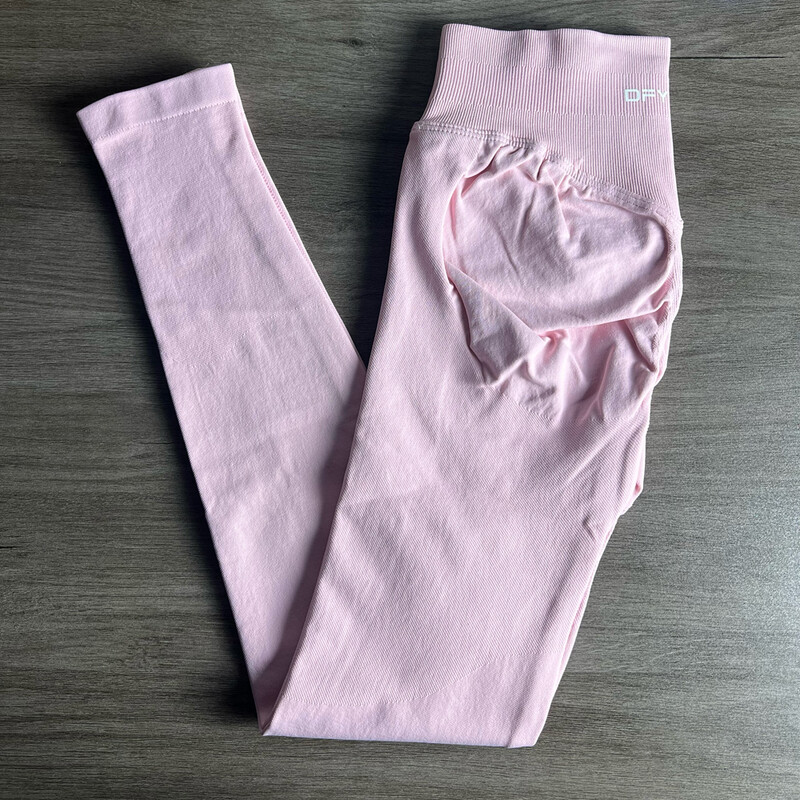 Impact Antblauzdžiai Moteriškos susirangiusios besiūlės jogos kelnės Aukštos kokybės antblauzdžiai sportinės kelnės su mažais briaunomis Ištemptos fitneso pėdkelnės