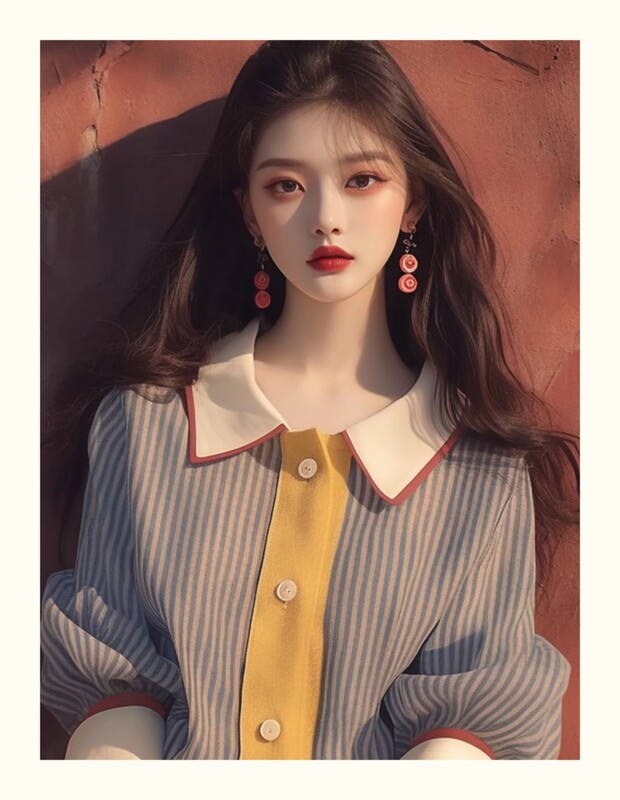 Šifona vintage sieviešu krekls vasaras jaunums 2024. gada svītru korejiešu apģērbu izpārdošanas brīvi topi ar īsām piedurknēm elegantas sieviešu blūzes