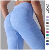 Jogas sporta legingi sievietēm 2024. gada Fitness Sieviešu sporta zeķbikses Bikses Sporta apģērbs Sieviešu sporta zāle Push Up Sieviešu jogas apģērbi