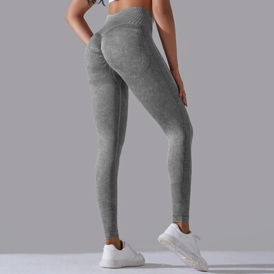 Jogas sporta legingi sievietēm 2024. gada Fitness Sieviešu sporta zeķbikses Bikses Sporta apģērbs Sieviešu sporta zāle Push Up Sieviešu jogas apģērbi