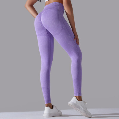 Jogas sporta legingi sievietēm 2024. gada Fitness Sieviešu sporta zeķbikses Bikses Sporta apģērbs Sieviešu sporta zāle Push Up Sieviešu jogas apģērbi