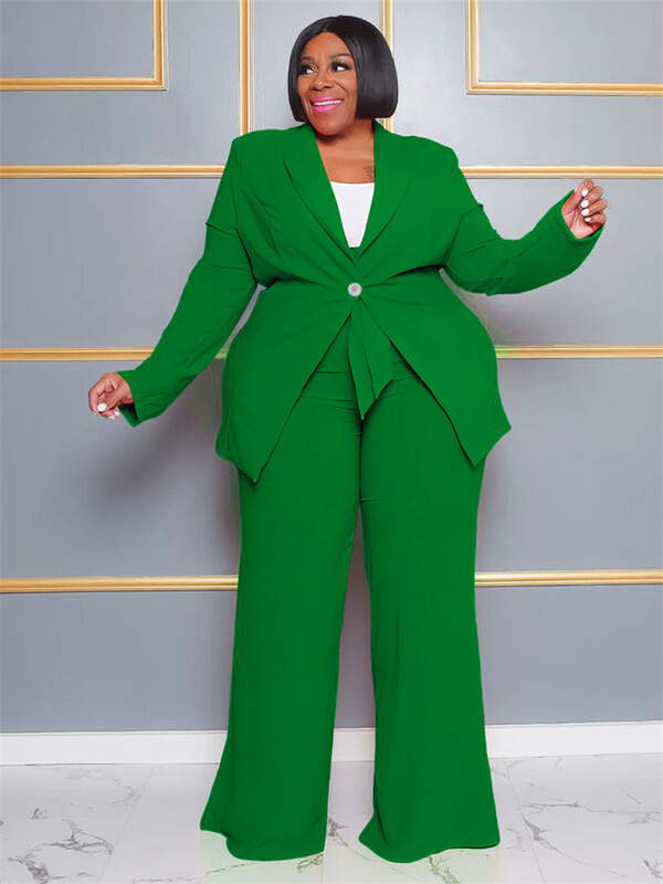 Wmstar liela izmēra sieviešu apģērbu komplekts divdaļīgs, stingrs karjeras uzvalks, bikšu komplekti biroja sievietēm ar pārsēju, vairumtirdzniecība, piegāde