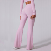 Sieviešu stulpiņi ar augstu vidukli, vingrošanas zāle, fitnesa jogas bikses, treniņš, skriešana, sporta legingi, sieviešu kontroles vēdera joga, platas bikses