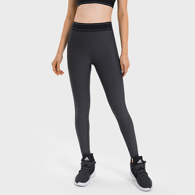 Nepoagym 25" Moteriškos jogos antblauzdžiai Sviestinės minkštos sportinės kelnės, šlifuotos treniruočių jogos kelnės