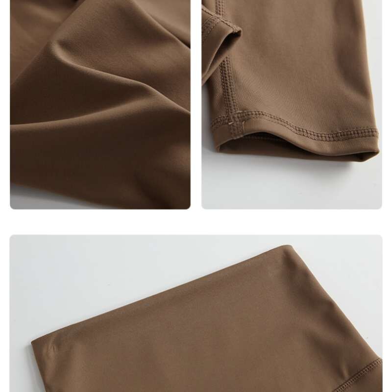 DRUR Yoga Antblauzdžiai Sportiniai drabužiai Moterų Sporto Apranga Aukšto Liemens Sportinės Kelnės Bėgiojimas Pėdkelnės Moteriškos kūno rengybos treniruotės Kelnės 2025 m. Nauja