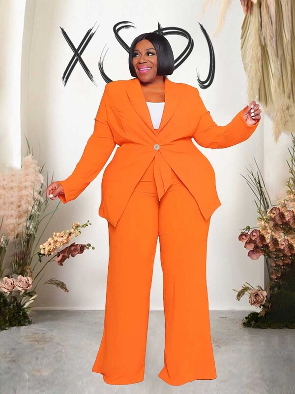 2 dalių komplektai Moteriškos aprangos žieminiai ilgomis rankovėmis seksualūs kelnių kostiumai su moteriškais švarkais, elegantiškas ir elegantiškas moteriškas plius dydis