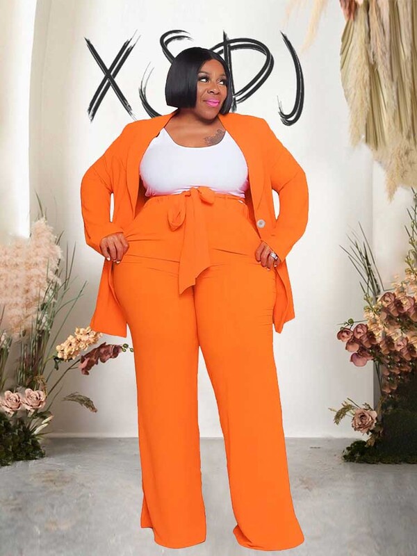 2 dalių komplektai Moteriškos aprangos žieminiai ilgomis rankovėmis seksualūs kelnių kostiumai su moteriškais švarkais, elegantiškas ir elegantiškas moteriškas plius dydis