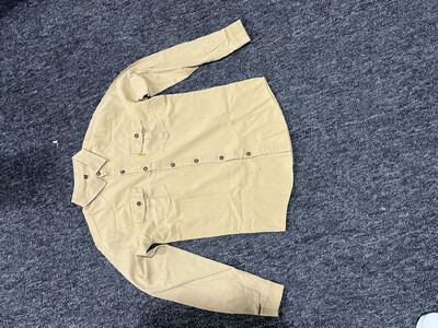 Rudeniniai vyriški džinsiniai medvilniniai lininiai vieneiliai kišenė ilgomis rankovėmis madingi aukštos kokybės kasdieniai verslo marškiniai ploni viršūnės