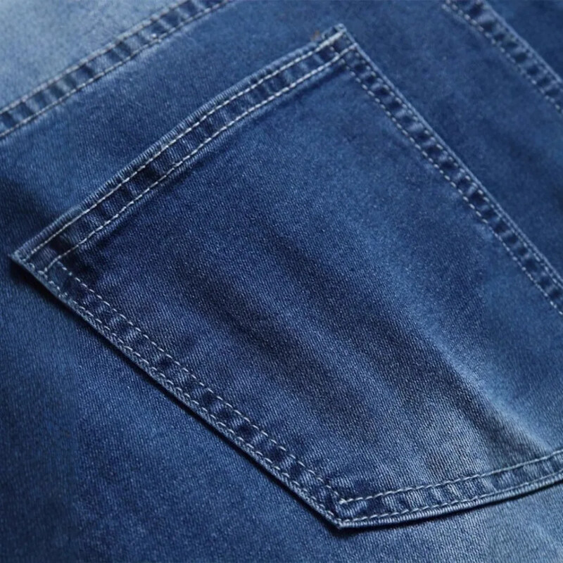 Vyriški džinsai Džinsiniai skalbiniai Vintage Basics Laisvai prigludusios tiesios kelnės vidurio juosmens kietos kelnės Laisvalaikio kulkšnies ilgio kišenės užtrauktuku Fly 2025 m.