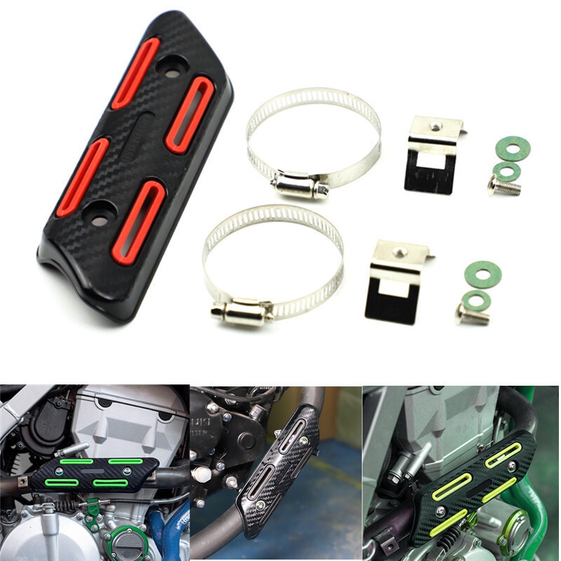 Modifikuotas motociklo išmetimo vamzdžio dangtis nuo nudegimo izoliacija Jinjila dekoratyvinis dangtis izoliacijos apsauga išmetimo vamzdžio dangtis šilumos išsklaidymo apsauga nuo nudegimo