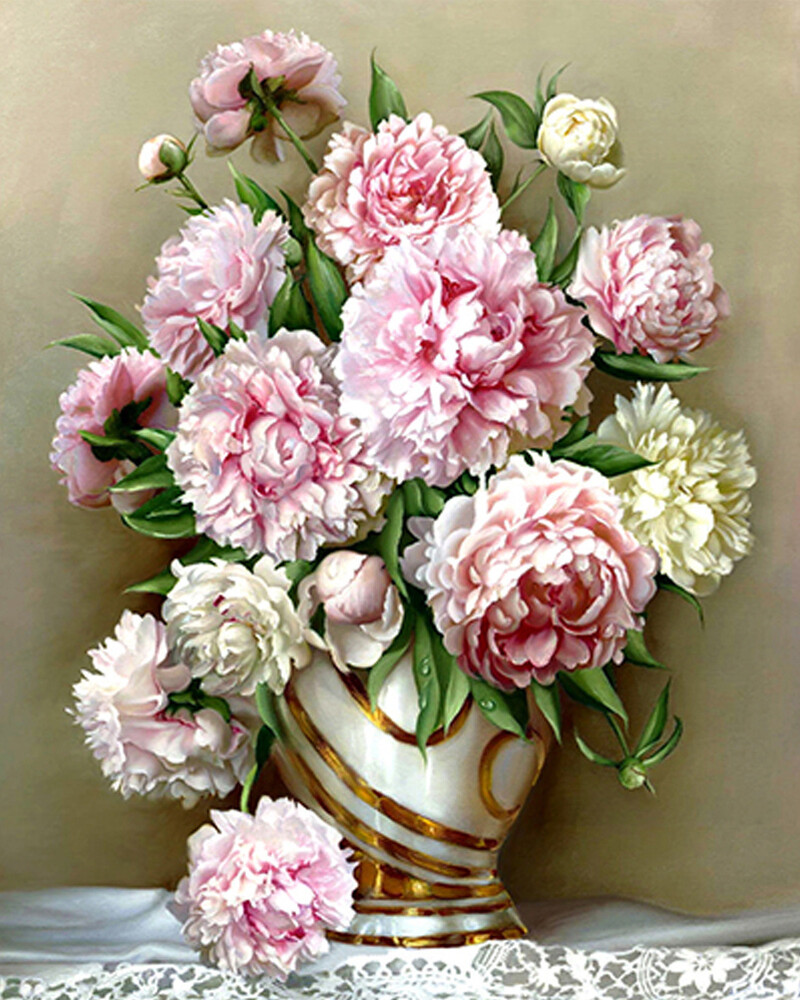 Siuvinėjimas kryželiu Europos stiliaus gėlių siuvinėjimo gamykla tiesioginis pardavimas užsienio prekyba Amazon tarpvalstybinis karštas išpardavimas „pasidaryk pats“ rankų darbo dekoravimas gyvenamasis kambarys