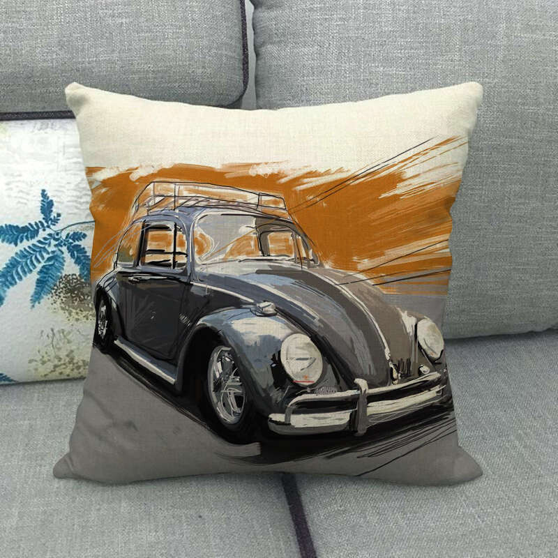 Фабрични директни продажби нова кола за дома мека декорация ленена калъфка за възглавница