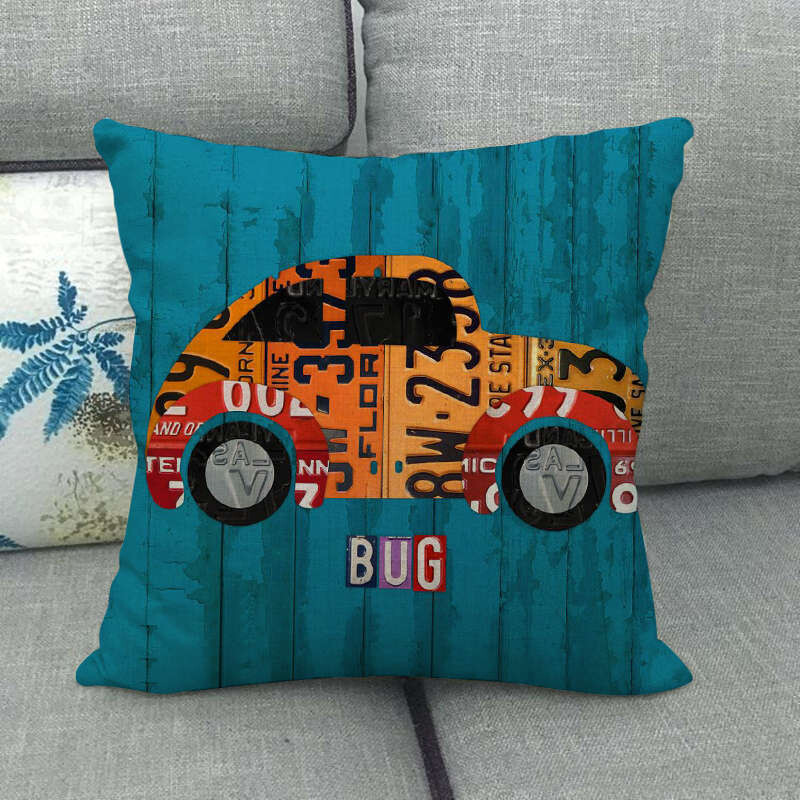 Фабрични директни продажби нова кола за дома мека декорация ленена калъфка за възглавница