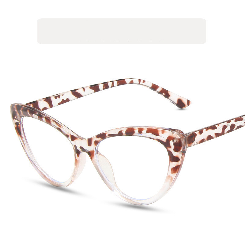 Европейски и американски обикновени мрежови червени котешки очи против синя светлина смола оптични очила за четене модерни модни вдлъбнати очила за далекогледство