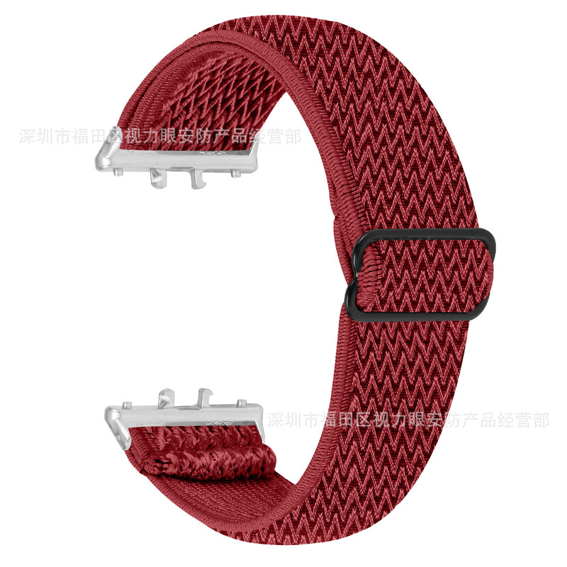 Подходящ за Samsung Galaxy SM-r390 fit3 жакардова еластична лента, найлонова сплетена регулируема еластична каишка