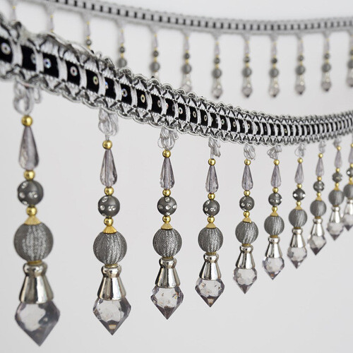 Užuolaidų nėriniai krištoliniai karoliukai apvado puošmena staltiesė kutai sausgyslių pakabukas sofa namų užuolaidos užuolaidos galvos audinys