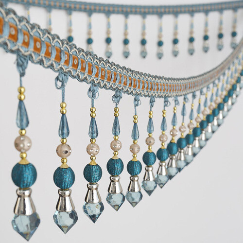 Užuolaidų nėriniai krištoliniai karoliukai apvado puošmena staltiesė kutai sausgyslių pakabukas sofa namų užuolaidos užuolaidos galvos audinys