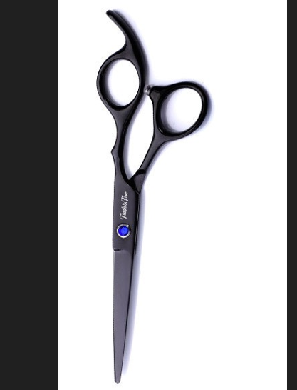 Spalva juoda violetinė kirpyklos žirklės plokščios žirklės kirpčiukai žirklės dantys 6 colių žirklės retinimo žirklės plaukų kirpimas dažai žirklės galvanizavimo žirklės