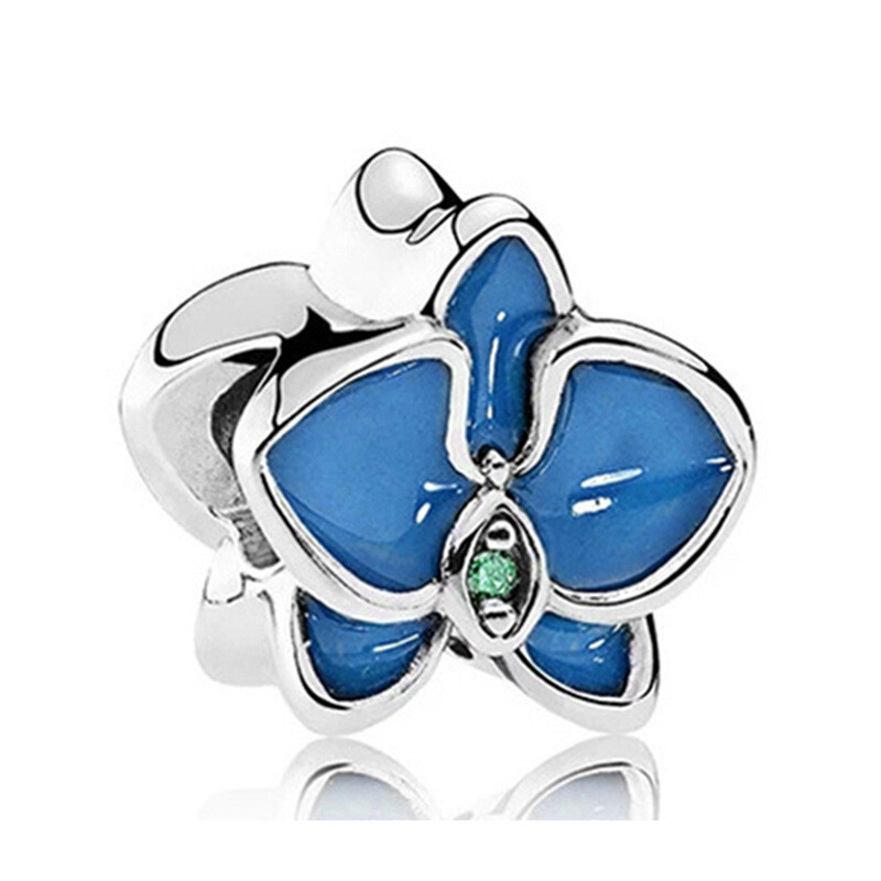 E-komercija piegādā karsti pārdodamu dimanta kulonu ar zilām violetām pērlītēm, izdariet vairākas rūpnīcas vietas 