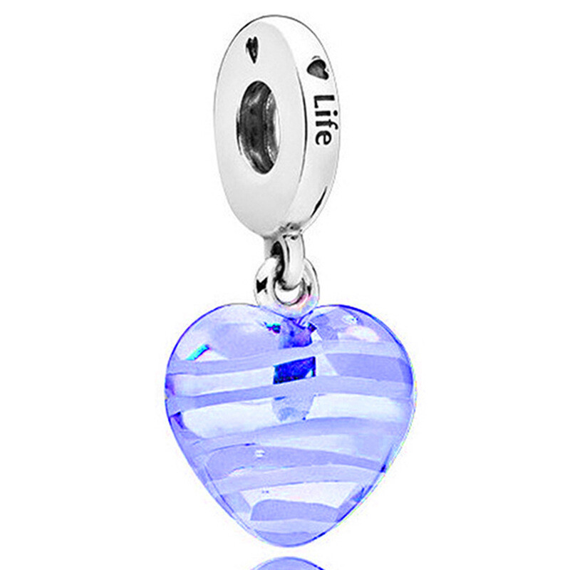 E-komercija piegādā karsti pārdodamu dimanta kulonu ar zilām violetām pērlītēm, izdariet vairākas rūpnīcas vietas 