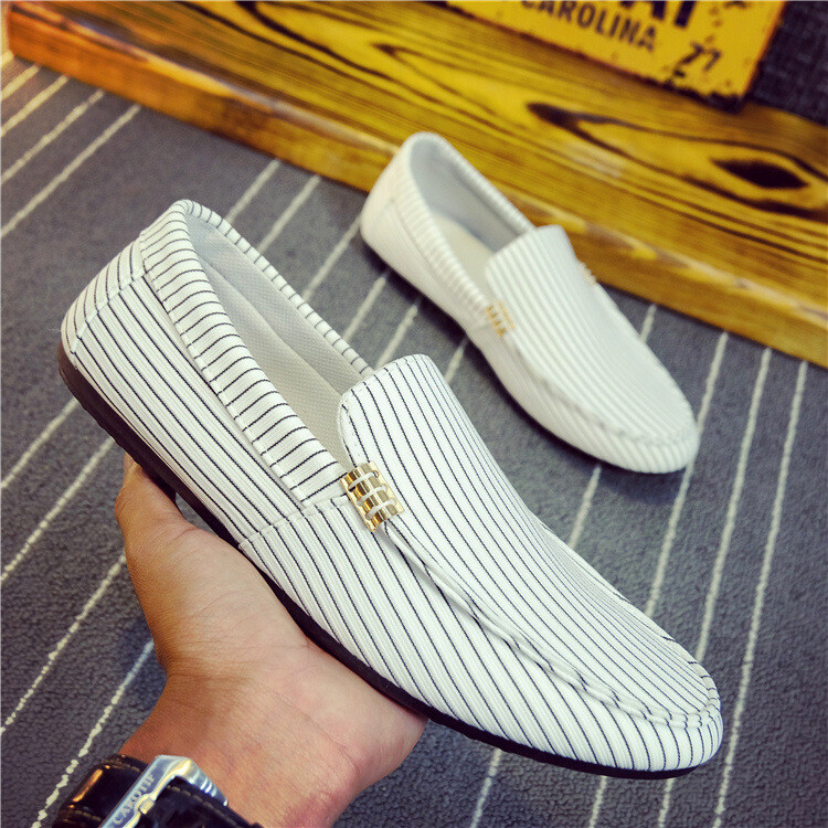 Wechat poslovna agencija Proljetne i ljetne cipele muške korejske moderne lijene natikače Studentske moderne cipele prozračne velike veličine