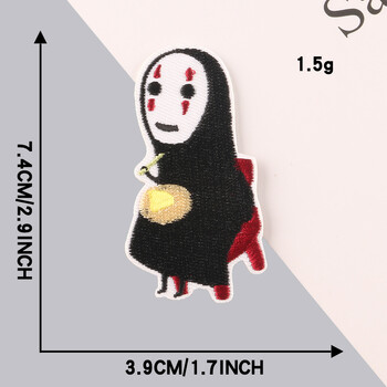 Duoku етикет за компютърна бродерия карикатура аниме стикер за бродерия значка глава аксесоари за облекло кръпка кръпка етикет плат стикер
