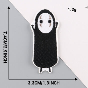 Duoku етикет за компютърна бродерия карикатура аниме стикер за бродерия значка глава аксесоари за облекло кръпка кръпка етикет плат стикер