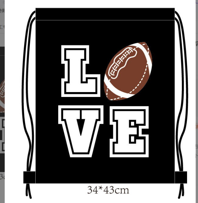 Чанта за раница с шнур за четири рамена за Световно първенство по футбол преносима чанта за съхранение полиестерна ръчна чанта с шнур чанта за шнур по поръчка