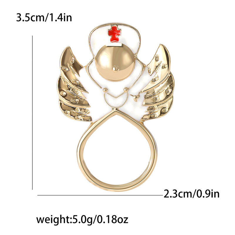 Broșă de înger albă, email, din aliaj creativ, personalitate universală, pentru costum de damă, haină, accesoriu de bijuterii