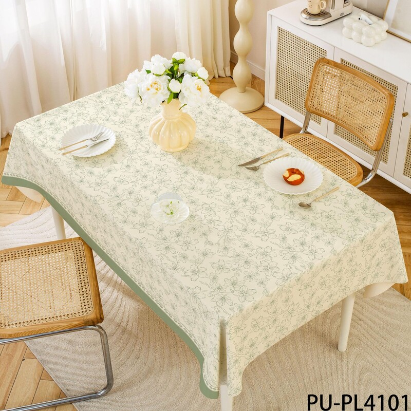 Față de masă ușoară, de lux, de înaltă calitate, de uz casnic, impermeabilă și rezistentă la ulei, în stil ins, față de masă dreptunghiulară pentru masă