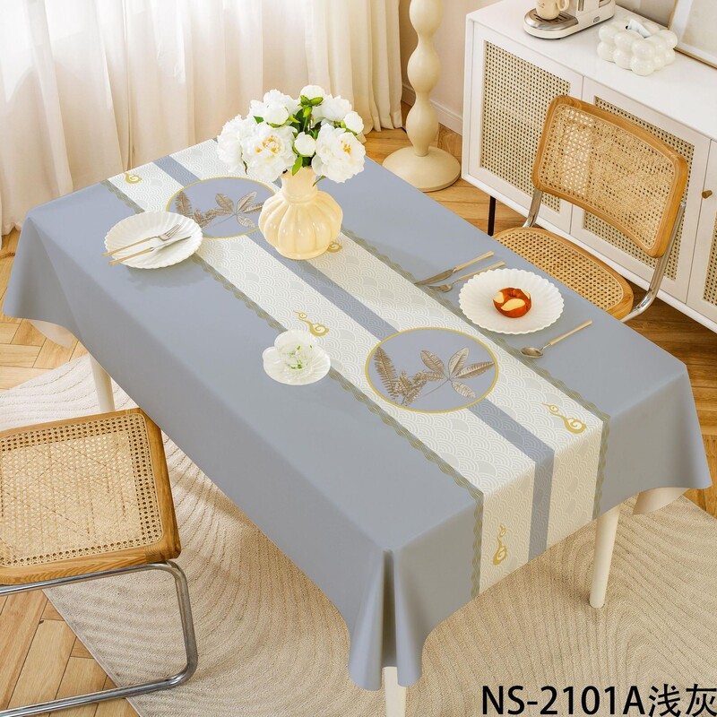 Față de masă ușoară, de lux, de înaltă calitate, de uz casnic, impermeabilă și rezistentă la ulei, în stil ins, față de masă dreptunghiulară pentru masă