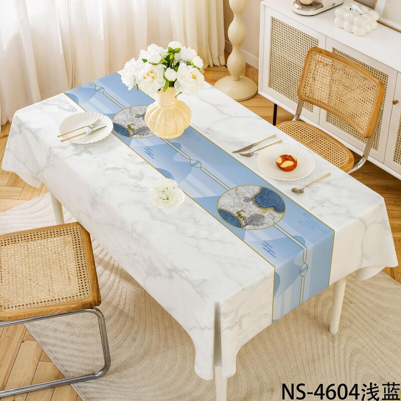 Față de masă ușoară, de lux, de înaltă calitate, de uz casnic, impermeabilă și rezistentă la ulei, în stil ins, față de masă dreptunghiulară pentru masă