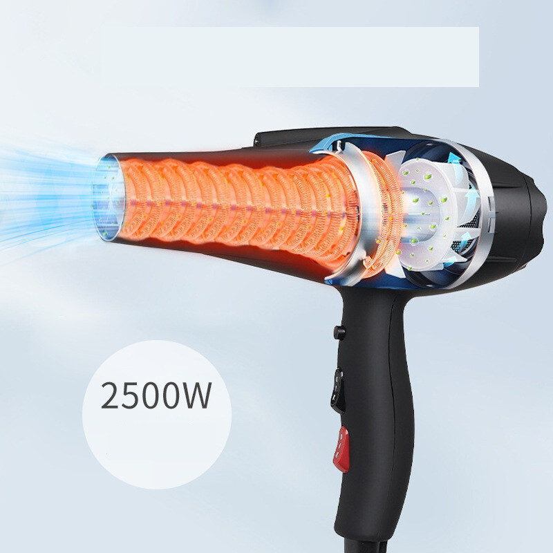 Gamintojai didmeninė prekyba Europos standarto 2500w didelės galios plaukų džiovintuvas kirpykla kirpykla plaukų specialus plaukų džiovintuvas