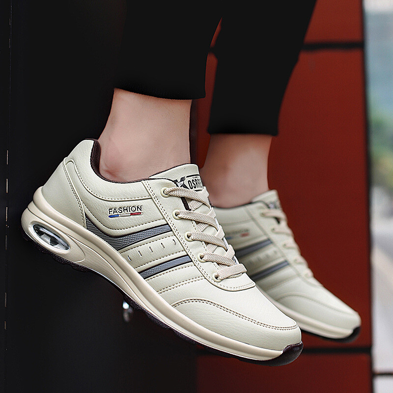 Нов стил на въздушна възглавница, модни спортни мъжки обувки, голям размер трансгранични обувки за голф, дъно от телешка кожа, мъжки ниски обувки