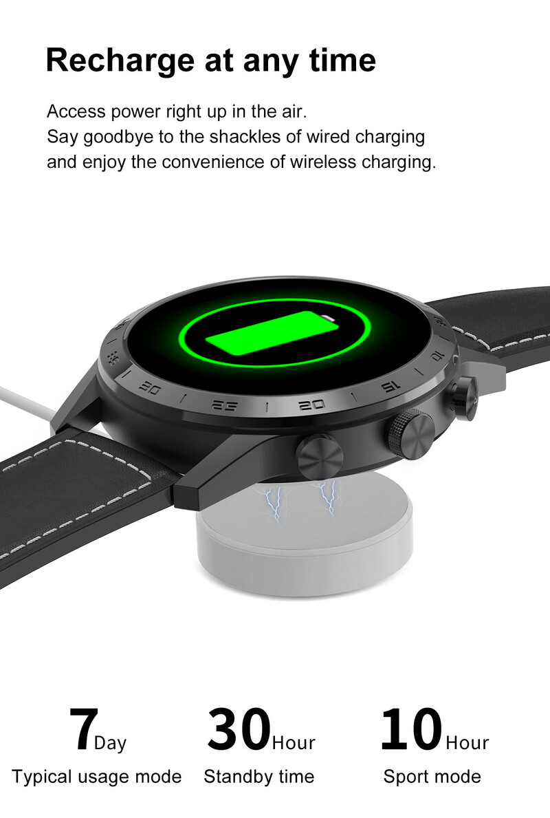 DT70+ интелигентен часовник Bluetooth разговор безжично зареждане показалец цифров двоен дисплей ротационен бутон трансгранична външна търговия