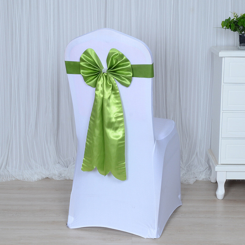 Nemokamas elastingas vestuvių viešbučio kėdės užvalkalas, aksesuarai, kėdės dirželiai, kėdės atlošas, gėlė, ilga uodega, kaspinas, lanko apdaila