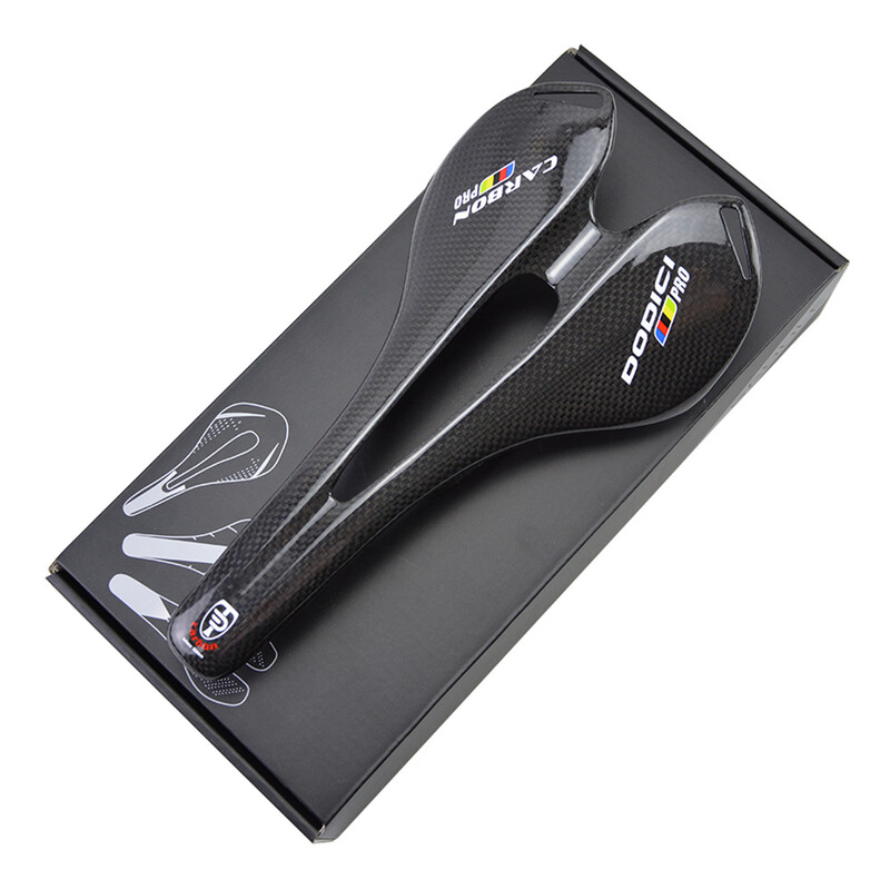 Pārrobežu DODICI Pro pilna oglekļa šķiedra kalnu ceļu velosipēda sēdekļa seglu dobais spilvens 3k spilgti matēts