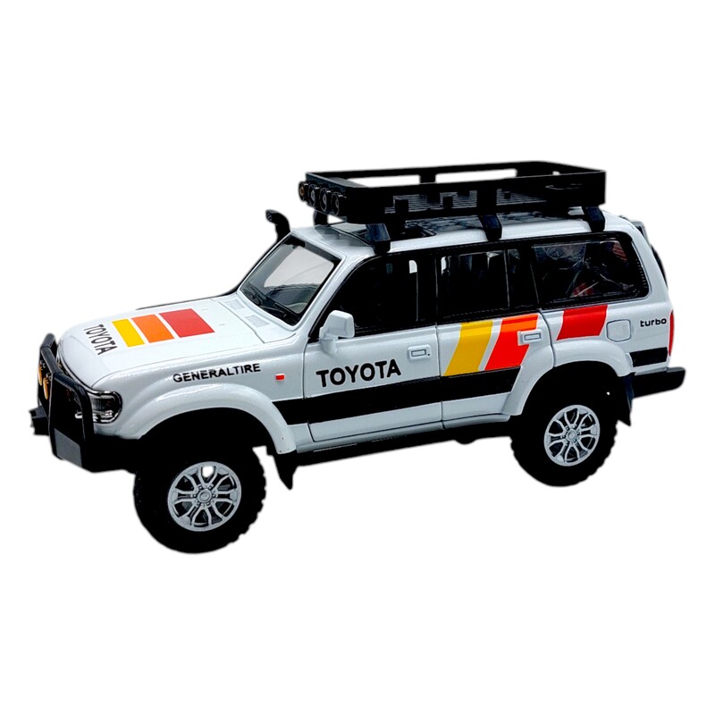 Метална кола Land Cruiser, Звук, Светлини, 22 х 8 х 10 см, Мащаб 1:24
