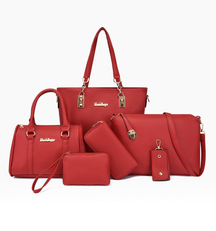 Производители  2023 нова трансгранична тенденция чанта за майка и дете от шест части чанта чанта през рамо чанта месинджър дамска голяма чанта