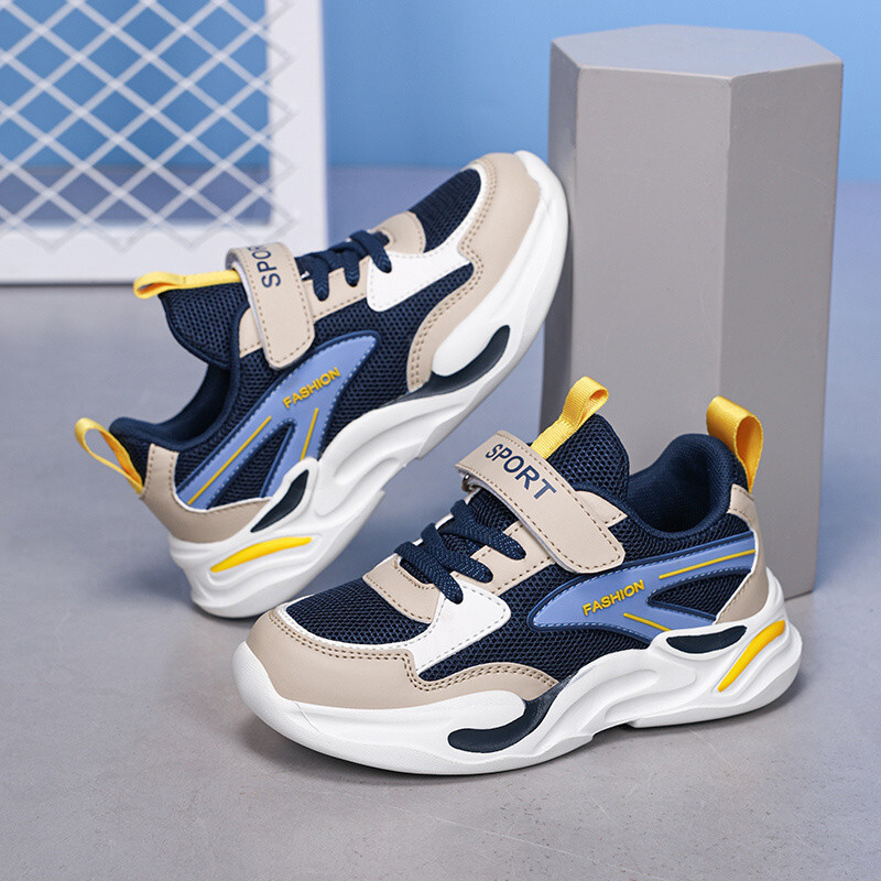 „Clearance Boys Shoes“ mygtukai Sportiniai batai 2025 m. Pavasariniai berniukų batai Neslystantys bėgimo bateliai Itin lengvi minkšti, kvėpuojantys tinkleliai