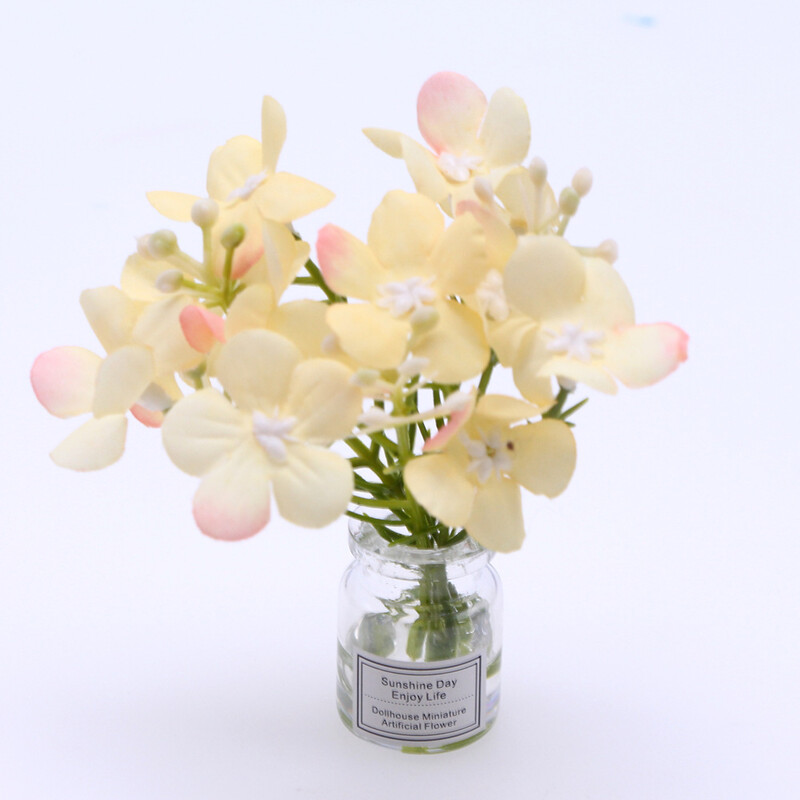 Lėlių namelis lėlių namelio mini gamykla OB11 modeliavimas gėlių baldų dekoravimas BJD miniatiūrinis modelis vazoninis augalas