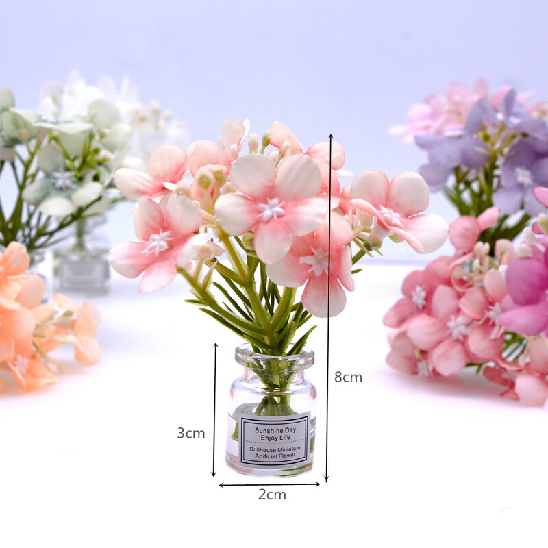 Lėlių namelis lėlių namelio mini gamykla OB11 modeliavimas gėlių baldų dekoravimas BJD miniatiūrinis modelis vazoninis augalas