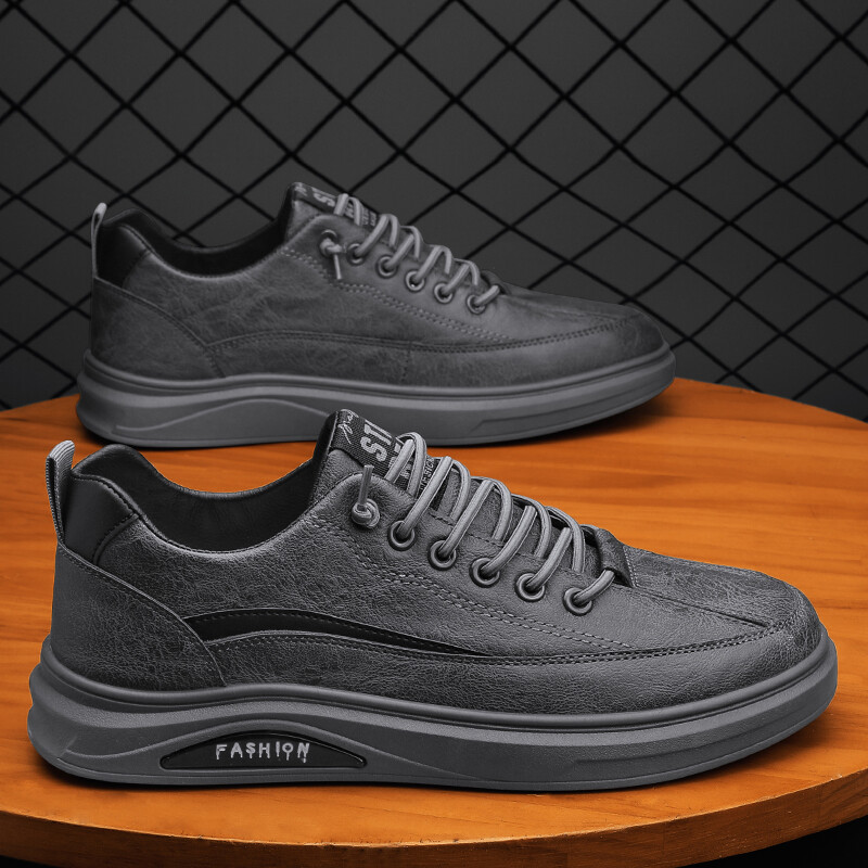 Pantofi pentru bărbați 2024, de iarnă, pentru bucătărie, pantofi anti-alunecare, impermeabili, pantofi casual din piele pentru bărbați, pantofi de lucru negri, protecția muncii, pantofi la modă