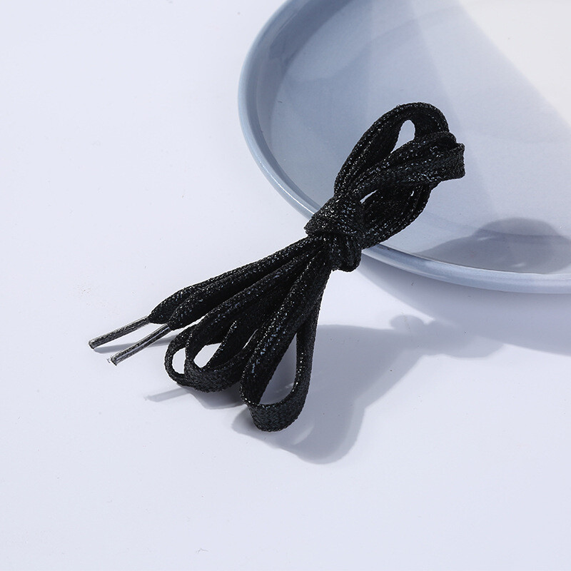 Madingi blizgūs auksiniai perliniai batų raišteliai didmeninė prekyba auksiniai sidabriniai drobiniai batai sportbačiai vyriški ir moteriški modernūs batų raišteliai