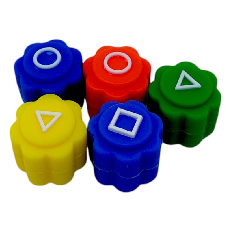 Игрален комплект Gonggi, Squid Game, Гумен, 5 броя